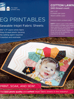 Cotton Lawn Printable Ink Jet Fabric Sheets